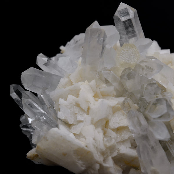 Quartz Crystal Cluster On Dolomite - China