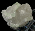 Quartz with Tourmaline Crystals Cluster Mineral Specimen - Afghanistan