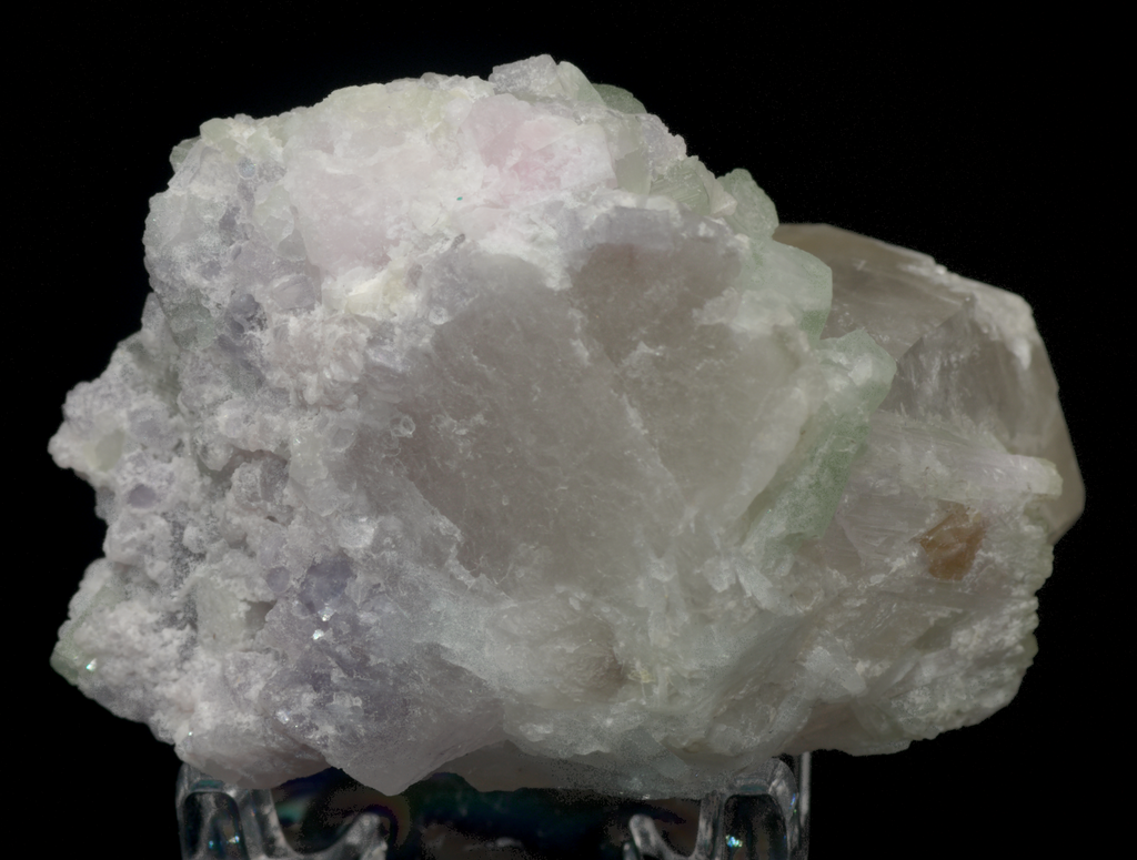 Quartz with Tourmaline Crystals Cluster Mineral Specimen - Afghanistan