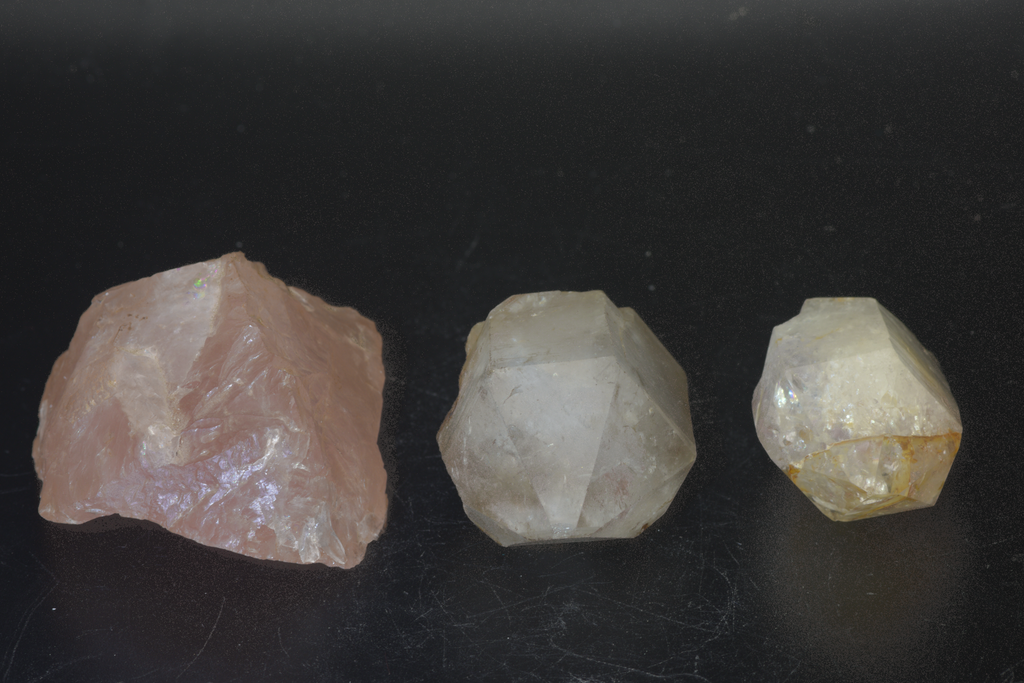 Collection of Quartz Crystals Varieties
