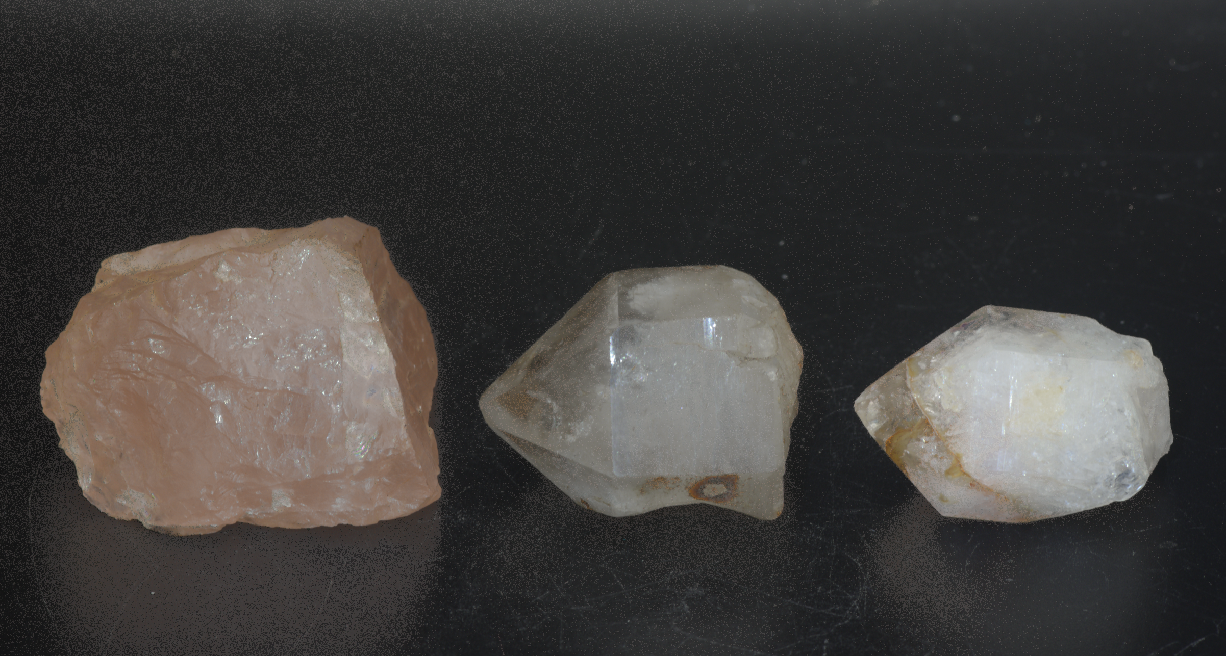 Collection of Quartz Crystals Varieties