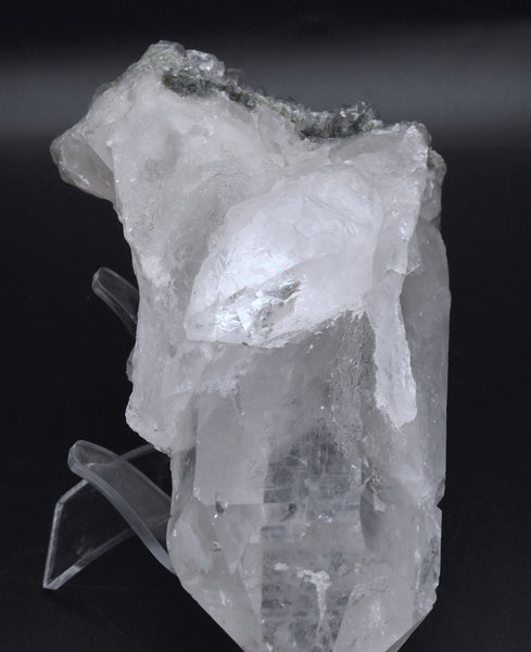 Large Quartz Crystal Point with Chlorite Quartz