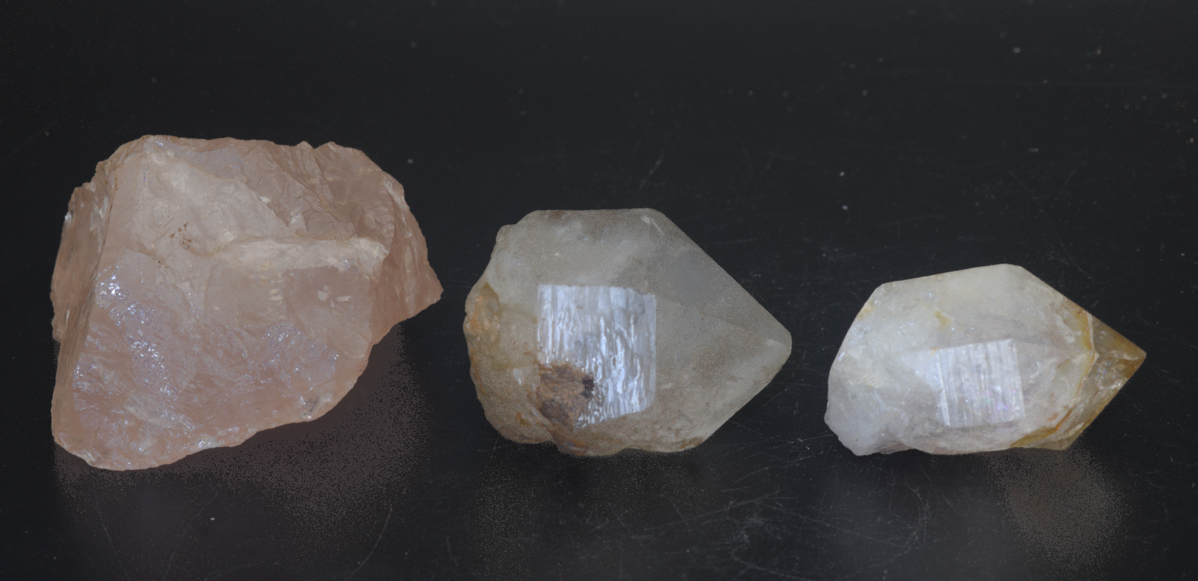 Collection of Quartz Crystals Varieties