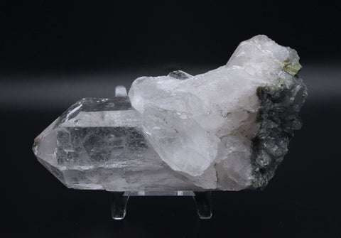 Large Quartz Crystal Point with Chlorite Quartz