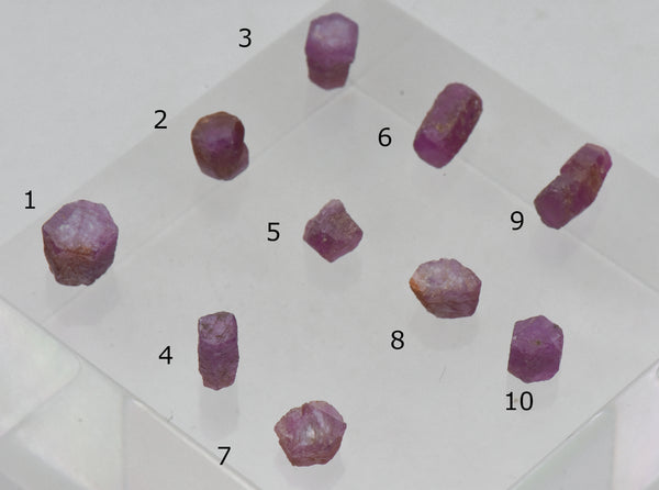 Rough Ruby Crystal Mineral Specimens