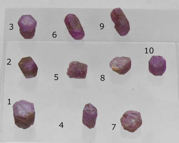 Rough Ruby Crystal Mineral Specimens