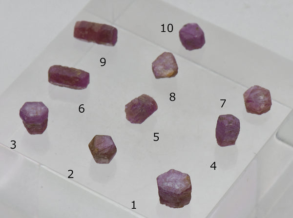 Rough Ruby Crystal Mineral Specimens