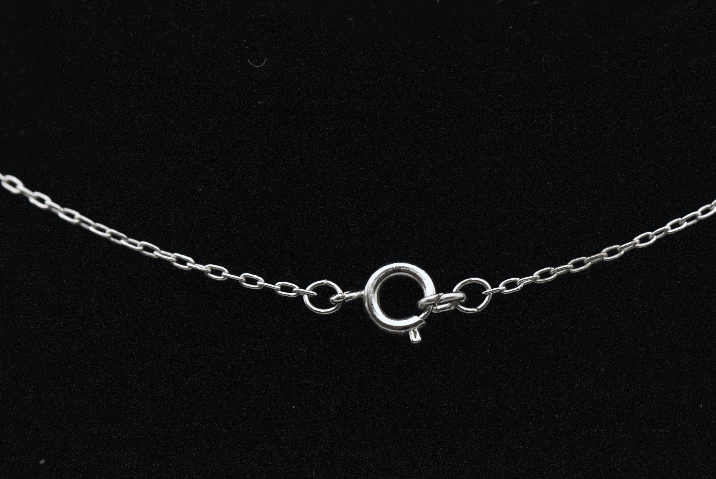 Vintage Silver Plated Three Piece Pendant Chain Necklace - 15"