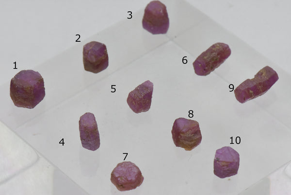 Rough Ruby Crystal Mineral Specimens