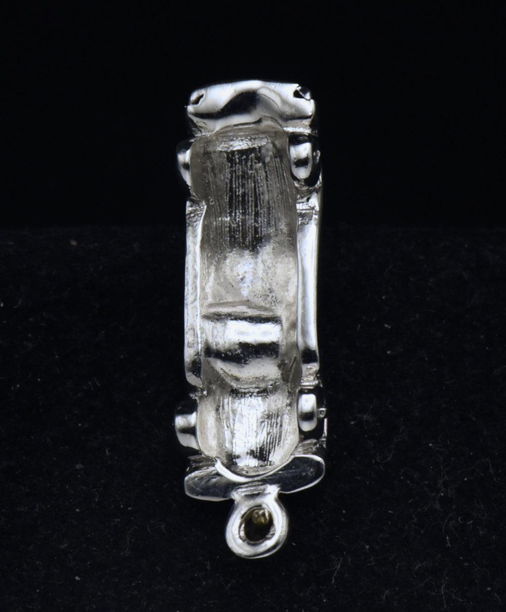 Vintage Old Roadster Car Silver Tone Metal Charm