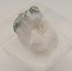 Realgar on Calcite Thumbnail Specimen - Nevada