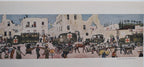 Vintage WWII Art Lithograph "Italian Rush Hour" by Joseph Hirsch