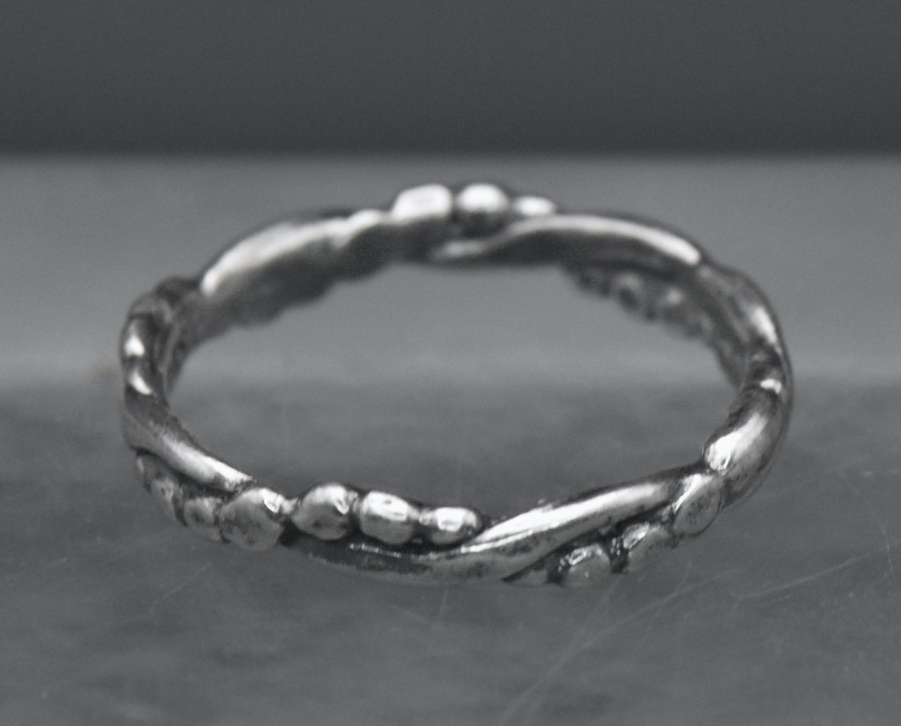 Vintage Sterling Silver Band - Size 7