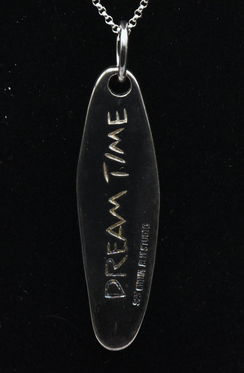 RLM Studio - Vintage Sterling Silver "Dream Time" Pendant Chain Necklace - 18"