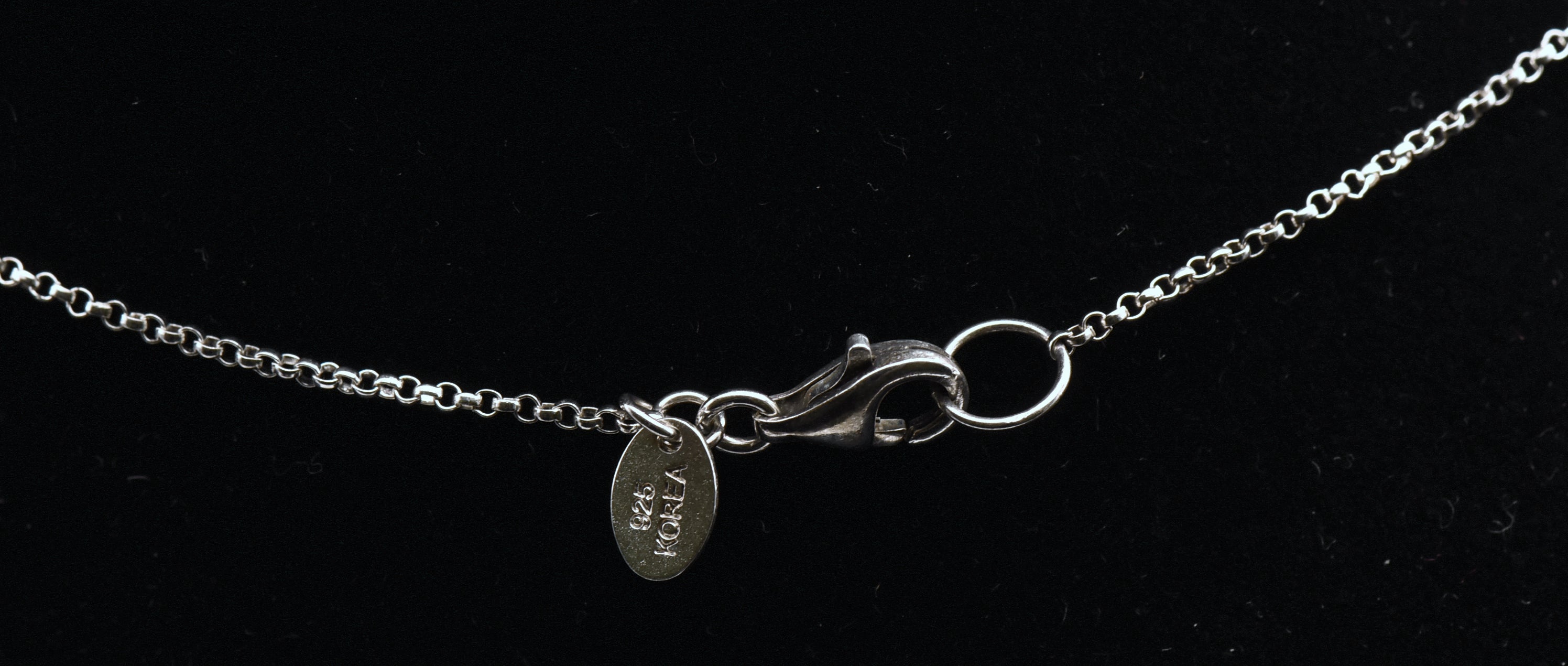RLM Studio - Vintage Sterling Silver "Dream Time" Pendant Chain Necklace - 18"