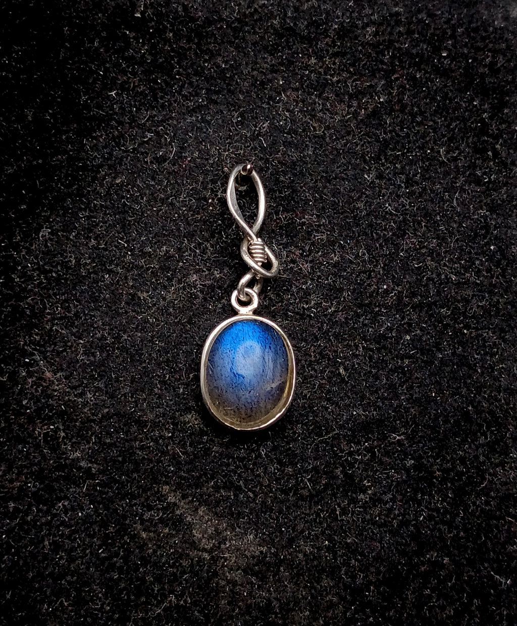 Vintage Labradorite Sterling Silver Pendant/Earring