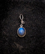 Vintage Labradorite Sterling Silver Pendant/Earring