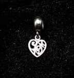 Vintage Sterling Silver "Mom" Heart Charm