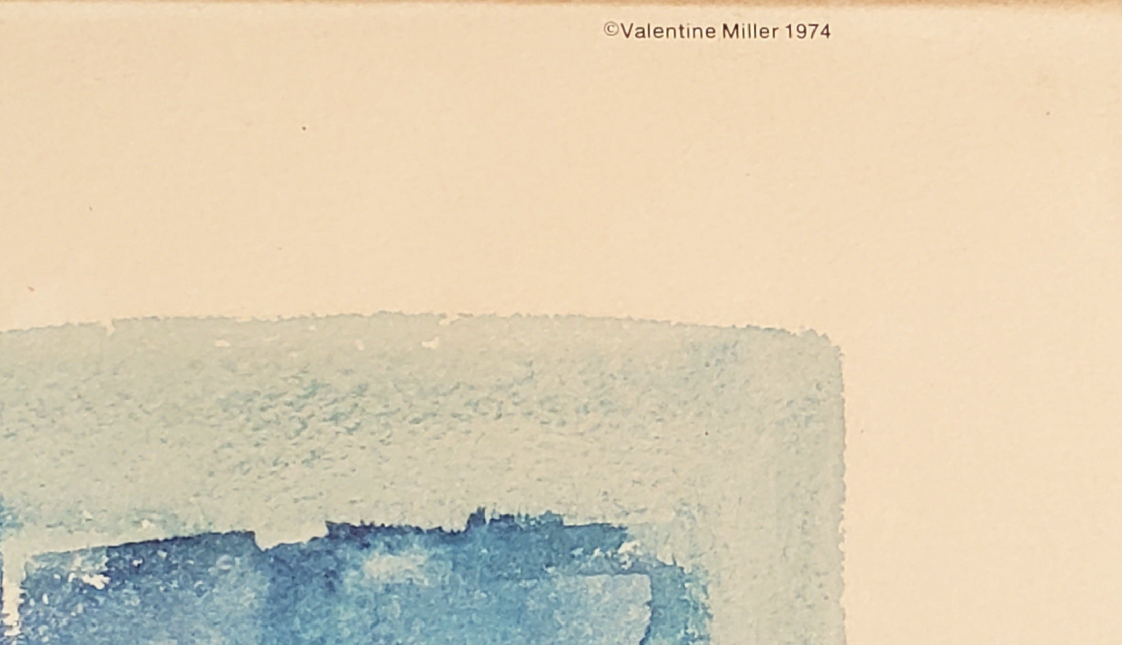 Henry Miller - "Blue Face" Original Signed Limited Edition Lithograph - #103/275