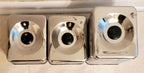 Vintage Lincoln Beautyware Chrome Kitchen Canisters
