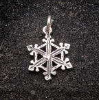 Vintage Sterling Silver Snowflake Charm