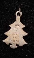 Vintage Sterling Silver Christmas Tree Charm