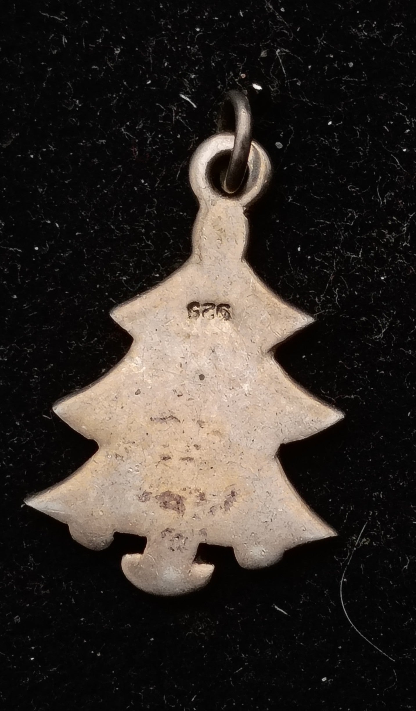 Vintage Sterling Silver Christmas Tree Charm
