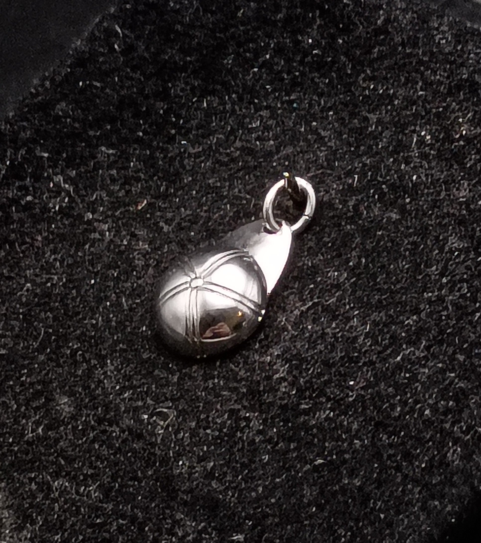 Vintage Sterling Silver Baseball Cap Charm