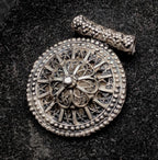 Vintage Sterling Silver Handmade Filigree Pendant