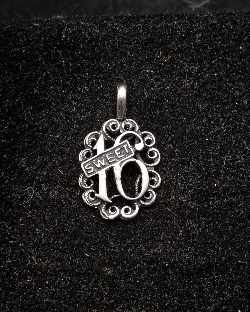 Vintage Sterling Silver "Sweet 16" Charm