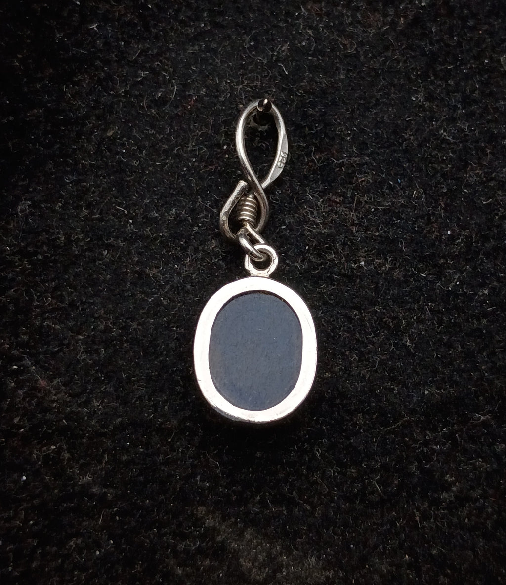 Vintage Labradorite Sterling Silver Pendant/Earring
