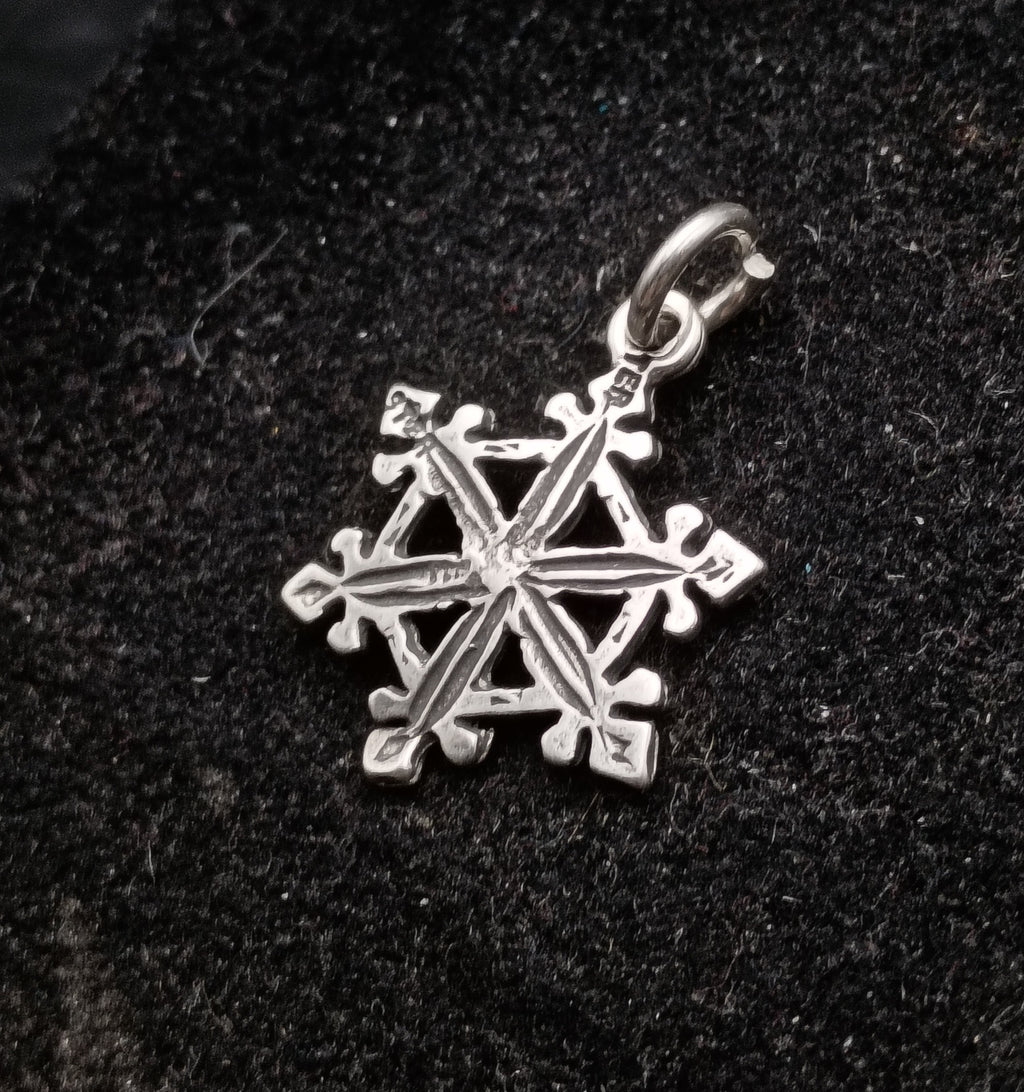 Vintage Sterling Silver Snowflake Charm