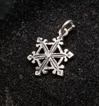 Vintage Sterling Silver Snowflake Charm