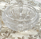 Antique Cut Crystal Lidded Bowl