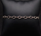 Vintage Sterling Silver Chain Link Bracelet - 7.25"