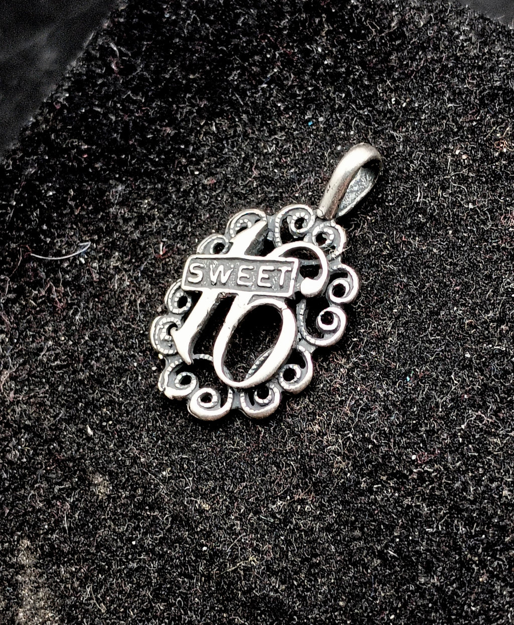 Vintage Sterling Silver "Sweet 16" Charm