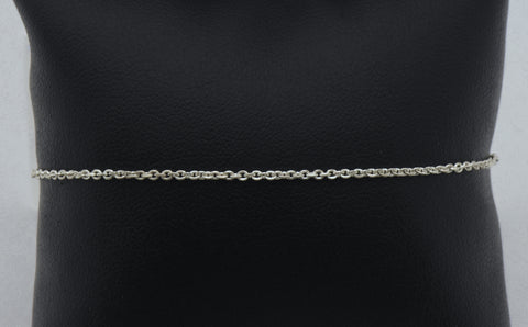 Vintage Italian Sterling Silver Chain Bracelet
