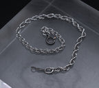 Vintage Sterling Silver Chain Bracelet - 7"