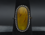 Vintage Handcrafted Oxidized Silver Ring - Size 6