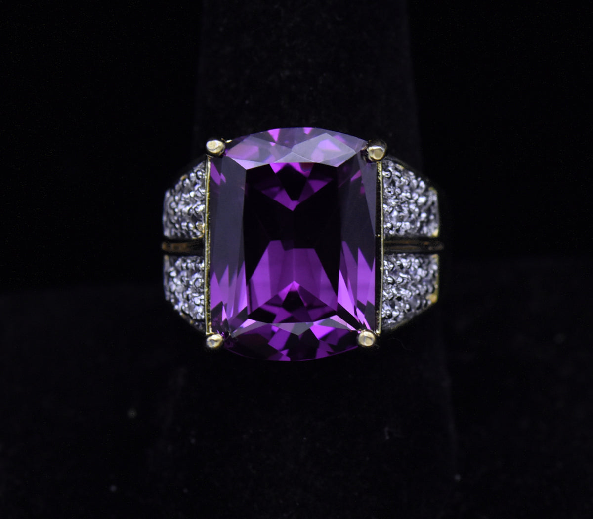 Ross-Simons - Vermeil Color Change CZ Ring - Size 9
