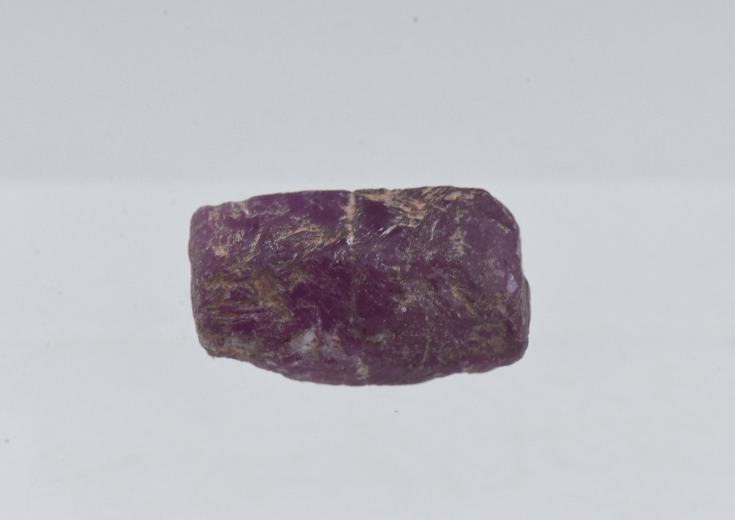 Rough Guinea Ruby Crystal Mineral Specimen - 3g
