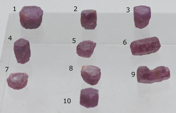 Rough Ruby Crystal Mineral Specimens