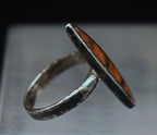 Vintage Handmade Sterling Silver Shell Ring - Size 6.25