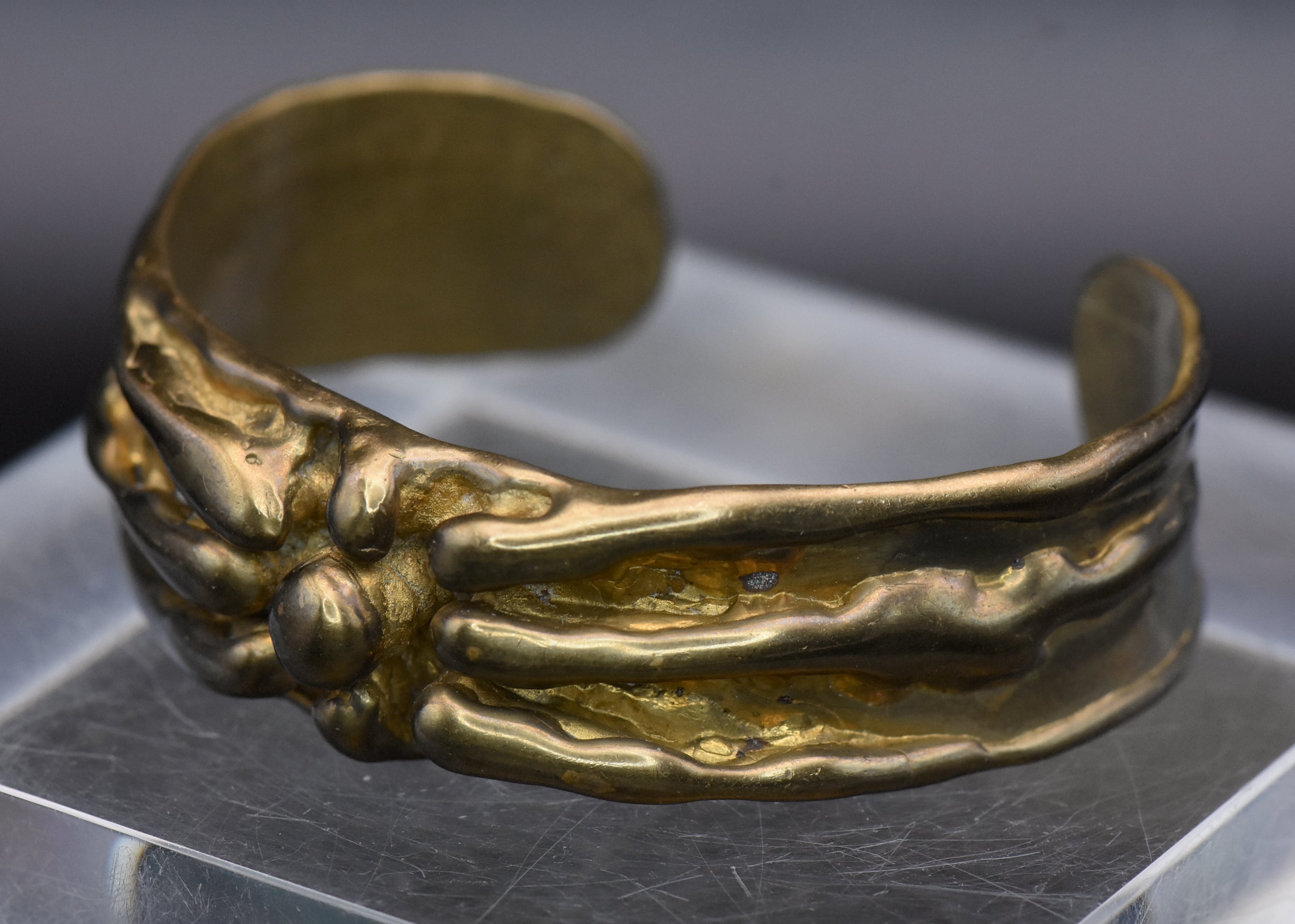 Stephen Burr - Vintage Brutalist Bronze Bracelet