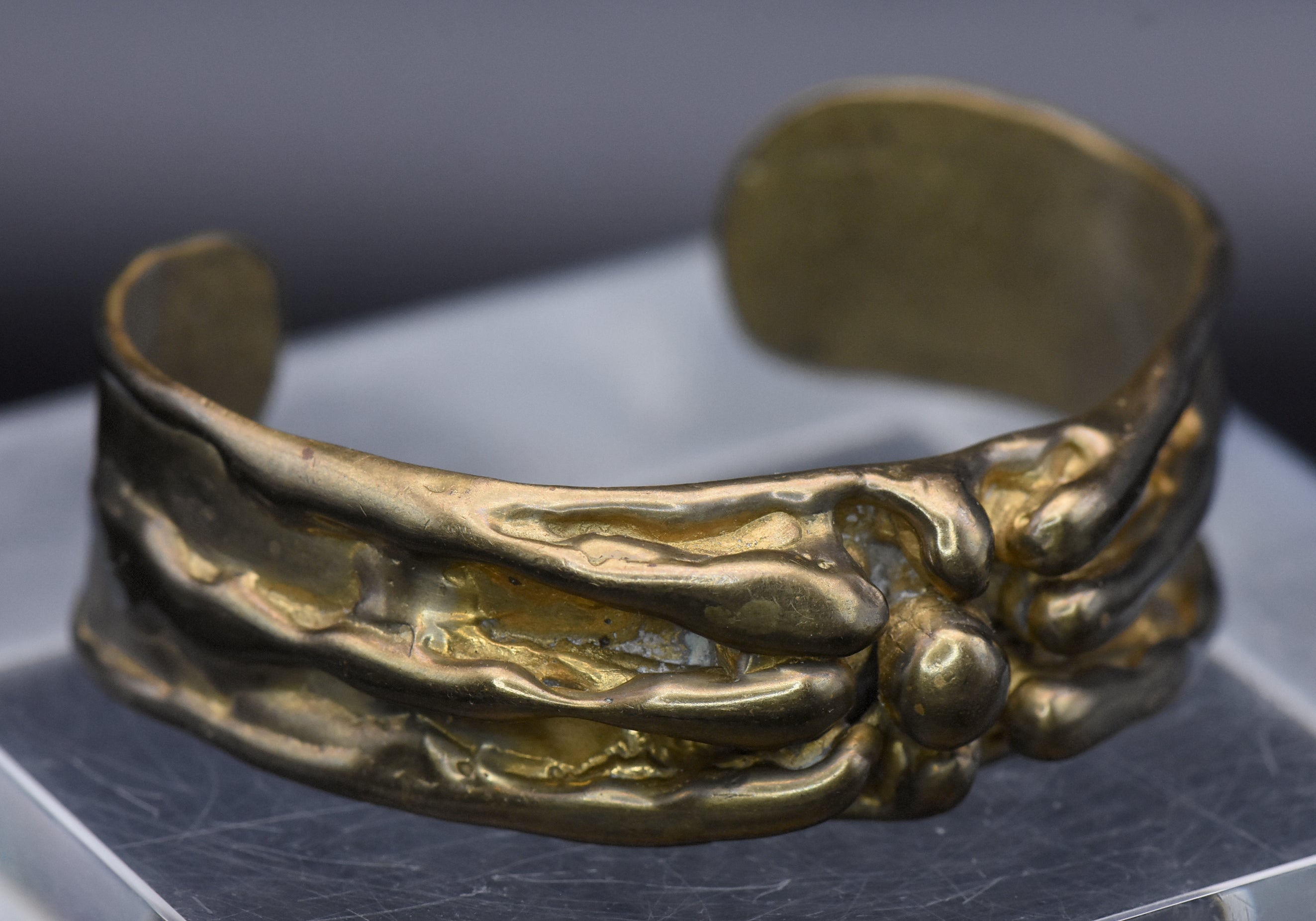 Stephen Burr - Vintage Brutalist Bronze Bracelet