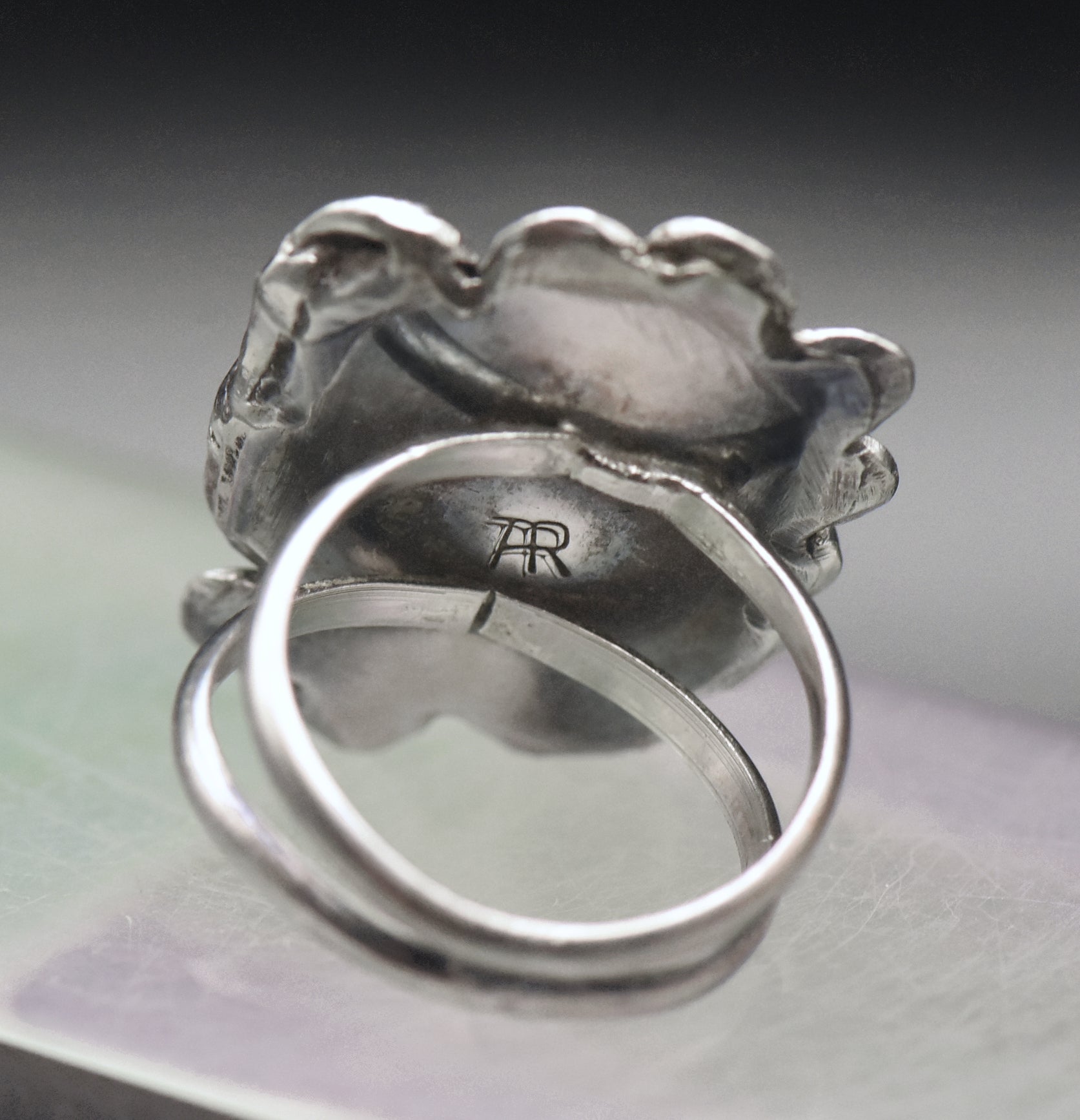 Vintage Sterling Silver Sodalite Ring - Size 5.75