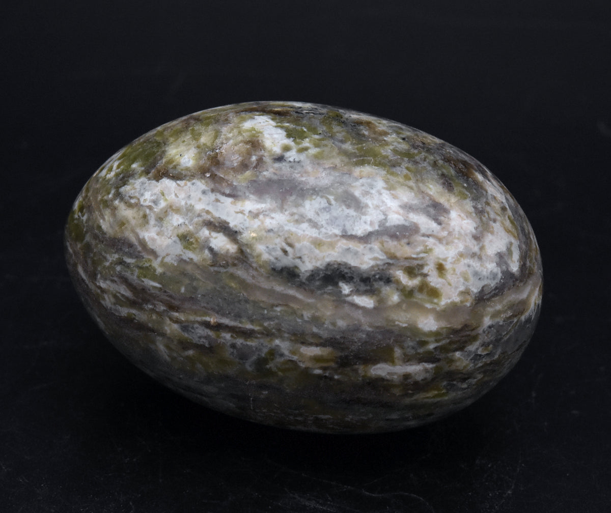 Carved Stone Egg - Possibly Serpentine