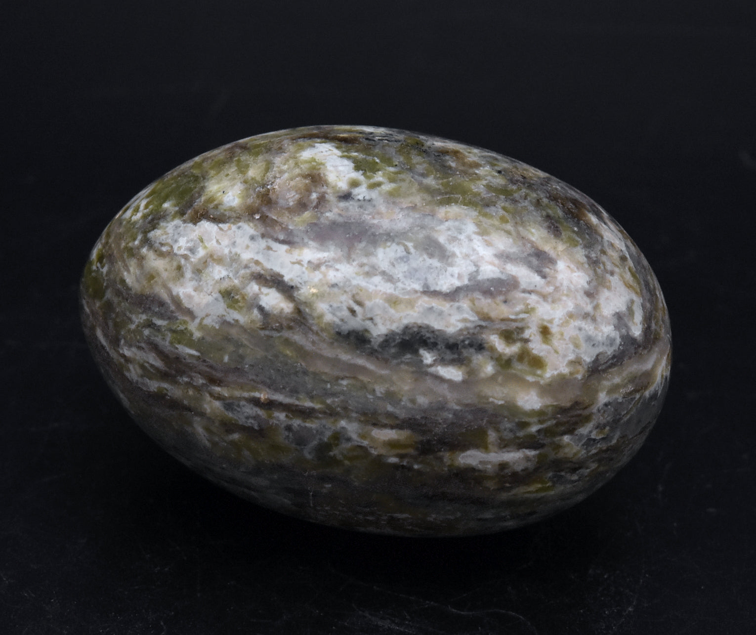 Carved Stone Egg - Possibly Serpentine
