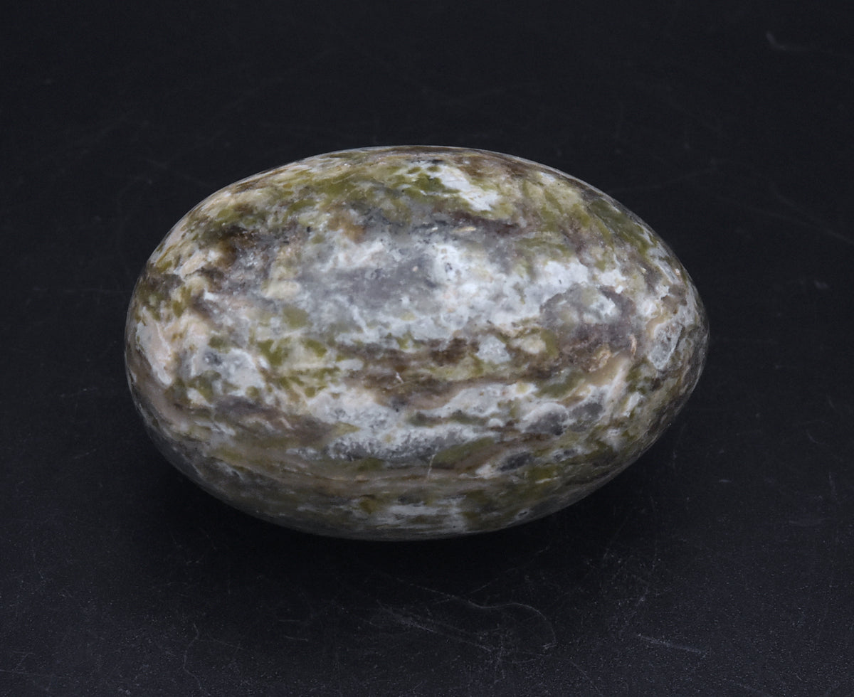 Carved Stone Egg - Possibly Serpentine