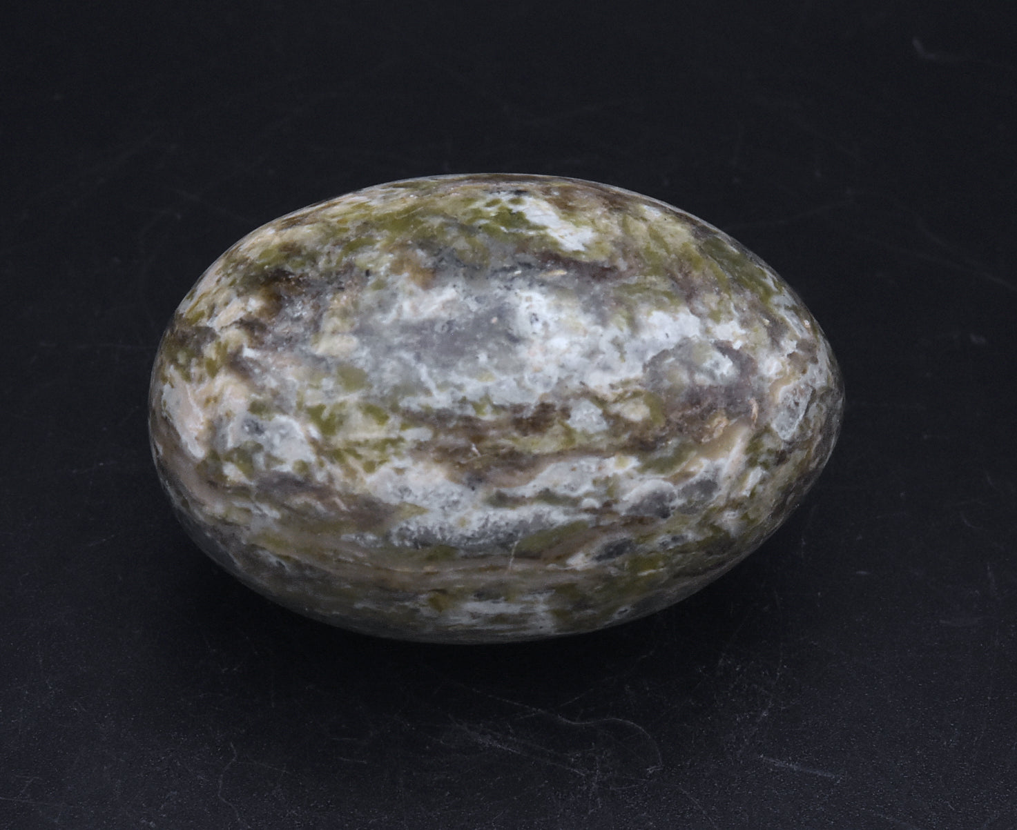 Carved Stone Egg - Possibly Serpentine
